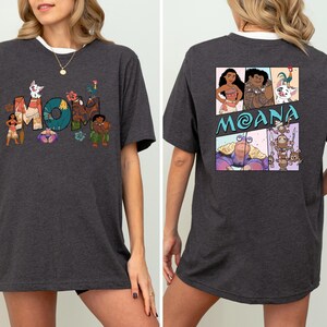 Disney Moana Mom And Dad Shirt, Princess Moana Family Matching T-Shirt, Moana Mom Tee, Maui Dad Sweatshirt, Hei Hei and Pua Family Trip Tee image 3