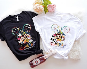 Custom Disney Trip 2026 Shirt, Disney Trip shirt, Disney Family Vacation Shirt, Disney Family Matching Shirt, Personalized Family Disney Tee