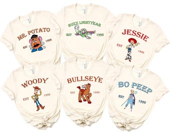 Toy Story Characters Shirt, Disneyland Trip Shirt, Toy Story Fun Gift, Toy Story Birthday Gift,Toy Story Fun T-shirt,Disney Characters Shirt