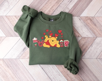 Winnie The Pooh Be Mine Valentine T-shirt, Disneyland Valentines Day Sweatshirt, Lover Day Tee, Disney Valentine Shirt, Women Valentines Day