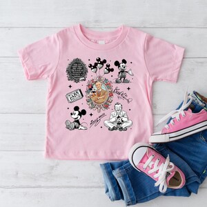 Retro Classic Mouse Holiday Theme Park Shirt, Mickey Mouse Balloons Shirt, Magic Ticket Tee, Family Vacation 2026, Walt Disney World Shirt image 4