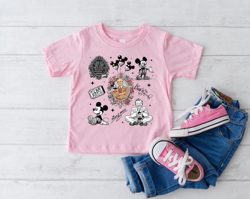 Retro Classic Mouse Holiday Theme Park Shirt, Mickey Mouse Balloons Shirt, Magic Ticket Tee, Family Vacation 2026, Walt Disney World Shirt image 4