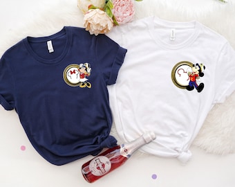 Mickey and Minnie Mouse Cruise Captain Shirt, Disney Cruise Trip T-shirt, Disney Summer Vacation Shirt, Family Disney Trip 2026