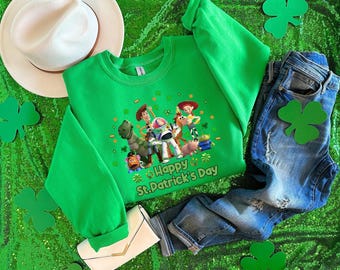 Toy Story Lucky Shirt, Toy Story St Patricks Day Shirt, Patricks Day Shirt, Disney St. Patrick Lucky Shirt, Retro St Patricks Shirt