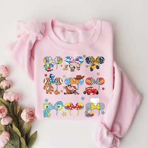 Disney Cute Ribbons And Bows Pastel Colors Logo T-Shirt, Disney Princess Coquette Bow Shirt, Princess Bow Shirt, Disneyland Tee image 3
