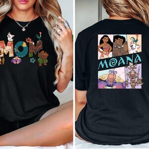 Disney Moana Mom And Dad Shirt, Princess Moana Family Matching T-Shirt, Moana Mom Tee, Maui Dad Sweatshirt, Hei Hei and Pua Family Trip Tee image 4