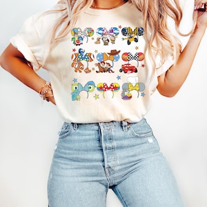 Disney Cute Ribbons And Bows Pastel Colors Logo T-Shirt, Disney Princess Coquette Bow Shirt, Princess Bow Shirt, Disneyland Tee image 1