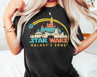 Disney Star Wars Galaxy's Edge Shirt, Star Wars Disney Castle Shirt, Disney Galaxy's Edge Sweatshirt, Disney Trip Star Wars Shirt
