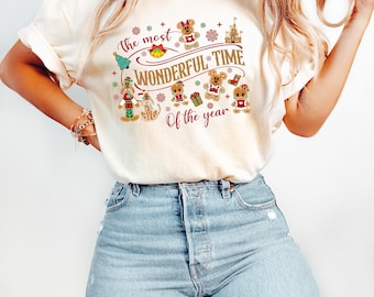 It's The Most Wonderful Time Of The Years Balloon Christmas Tree T-shirt, Mickey and Friends Very Merry Xmas Tee, Disneyland Family Gift