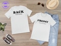 Front And Back Custom Shirt, Custom Shirt, Inspired Shirt, Custom Shirt, Inspired Text, Custom Text Shirt, Front and Back Personalized Shirt