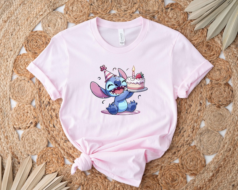 It's My Birthday Shirt, Stitch Birthday Shirt, Mickey Ear Birthday, Disneyland Birthday, Stitch Shirt, Happy Birthday, Birthday Party Tee image 2