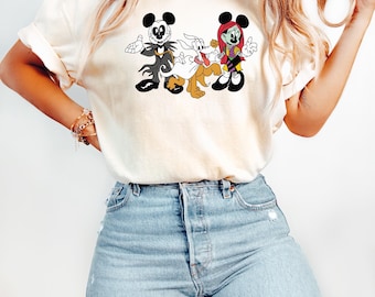 Halloween Mickey And Friends Disney Shirt, Mickey and Friends Jack Skellington T-Shirt, Disney Spooky Halloween Tee, Disney Ghost Shirt