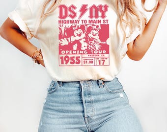 Retro Disney Shirt, Disneyland Sweatshirt, Highway To Main Street Shirt, Disney World Shirt, Disney Vacation Sweatshirt, Disney Trip Shirt
