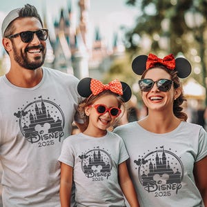 Disney Family Trip 2026 Shirts, Disney Family Vacation 2026 Shirt, Custom Disney Trip Shirts, Disneyland T-Shirt, Disney Group Tees image 4