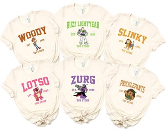 Disney Custom Toy Story Characters Shirt, Disneyland Trip Shirt, Toy Story Est Gift, Toy Story Tee, Toy Story Sweatshirt, Disney World Tee
