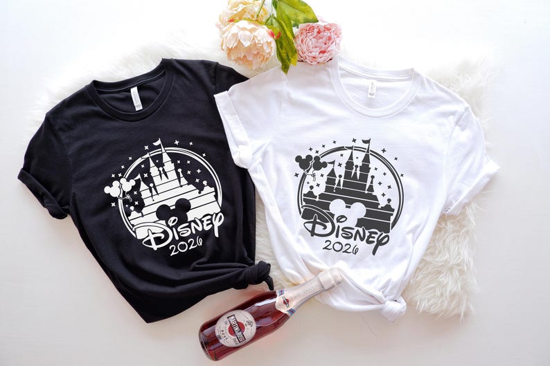 Disney Family Trip 2026 Shirts, Disney Family Vacation 2026 Shirt, Custom Disney Trip Shirts, Disneyland T-Shirt, Disney Group Tees image 1