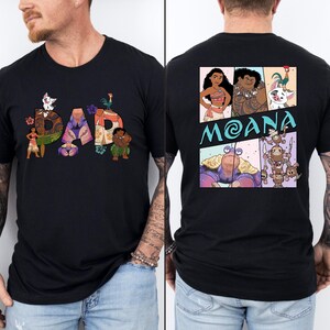 Disney Moana Mom And Dad Shirt, Princess Moana Family Matching T-Shirt, Moana Mom Tee, Maui Dad Sweatshirt, Hei Hei and Pua Family Trip Tee image 2