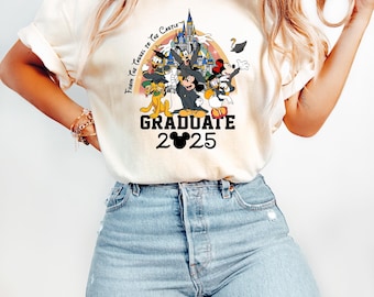 Disney Graduation 2026 Shirt, Grad Castle Family Trip Shirt, Magic Kingdom Graduate Trip Shirt, Graduate From The Tassel To The Castle Shirt