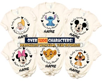 Comfort Colors Disney Family Shirts, Disney Shirts, Disney Matching Shirts. Disney Trip Shirt, Disney World Shirt, Disney Vacation Shirts