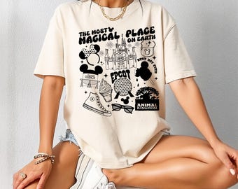 Disney The Most Magical Place On Earth Shirt, Disney World Shirts, Disney Vacation t-Shirt, Disneyland Shirt, Disney Tees