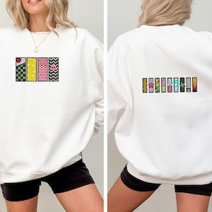 Embroidered Demon Slayer Hashira Sweatshirt, Anime Character Symbol Shirt, Anime Fans, Matching Anime Crewneck, Birthday Gift ESH5000.5003.B