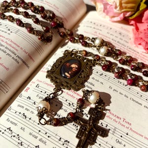 Vintage-style St. Mary Magdalene Rosary, Catholic Gifts, Handmade Rosary, handcrafted, religious gifts, pardon crucifix, Virgin Mary,