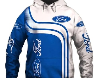 Sudadera con capucha para coche Ford, ropa, regalos