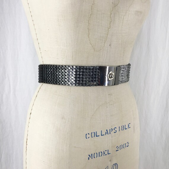 Vintage 70s glam disco silver fish scale belt with silver buckle il_fullxfull.4936043352_mc3e.jpg main image 3