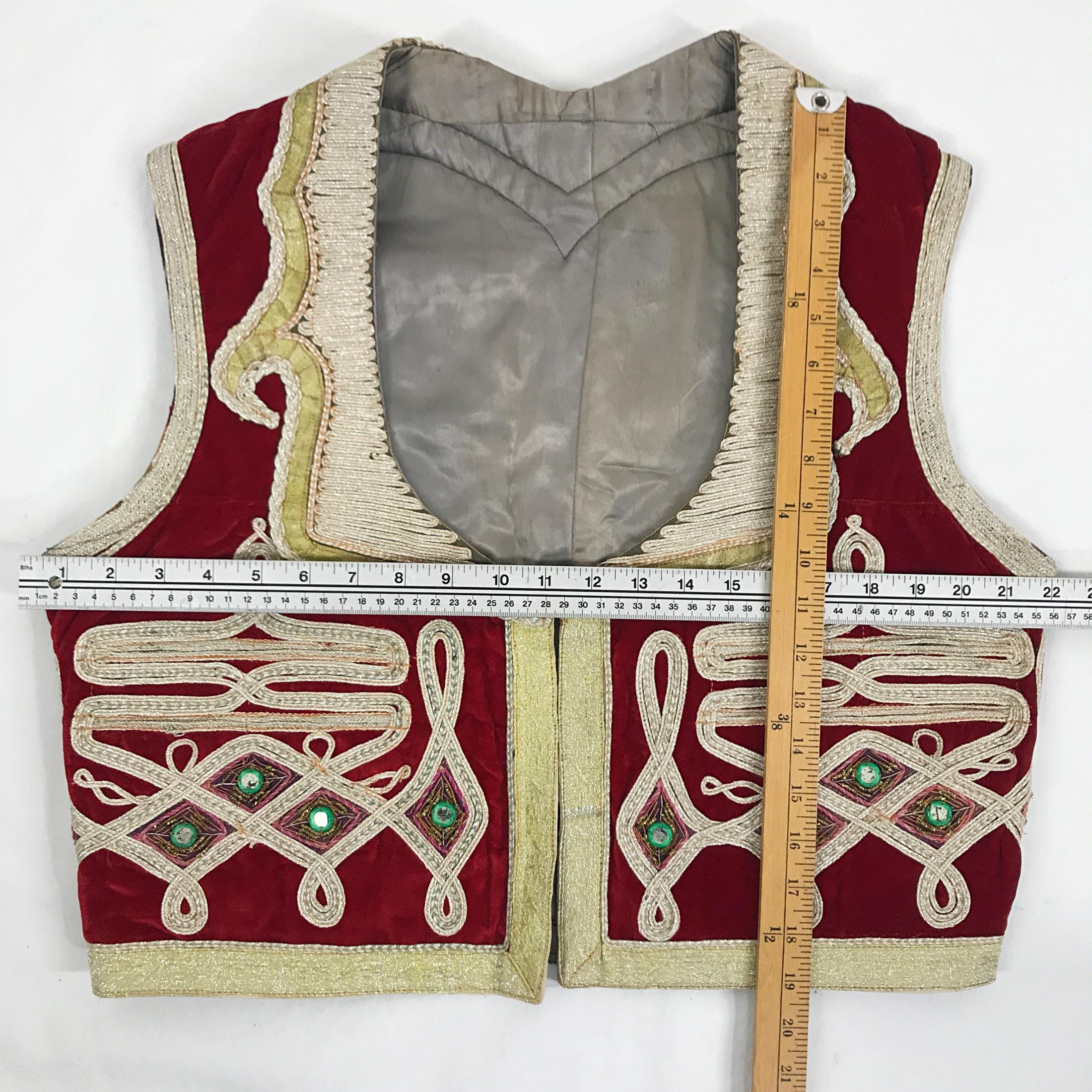 【美品】Ameri UND MANY MOTIF BUTTON VEST Ameri UND MANY MOTIF BUTTON VEST