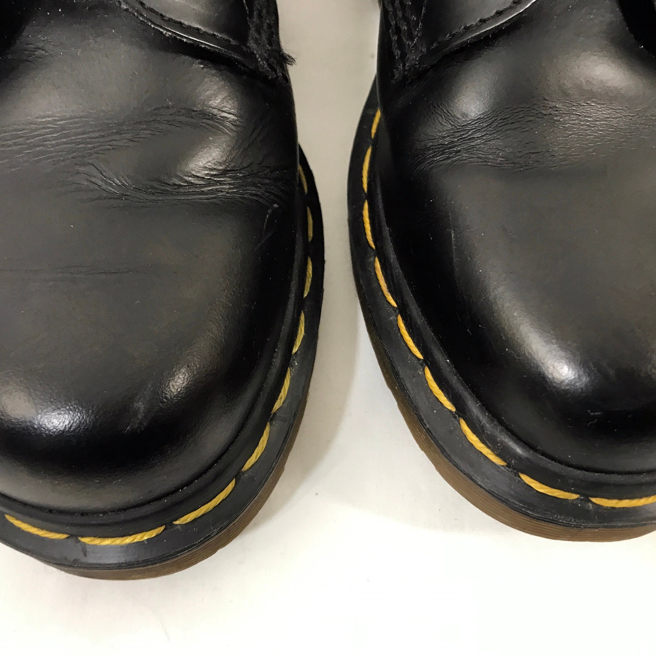 Vintage Dr Marten Boots 1990s Made in England 8 Hole Black - Etsy