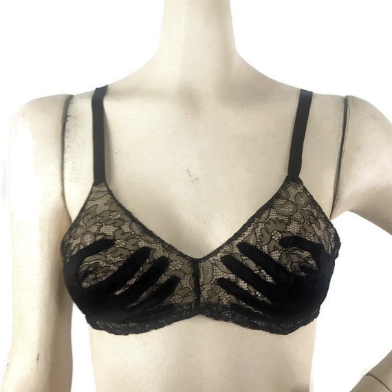 Vintage Bra 30s 40s Schiaparelli inspired surreal… - image 1