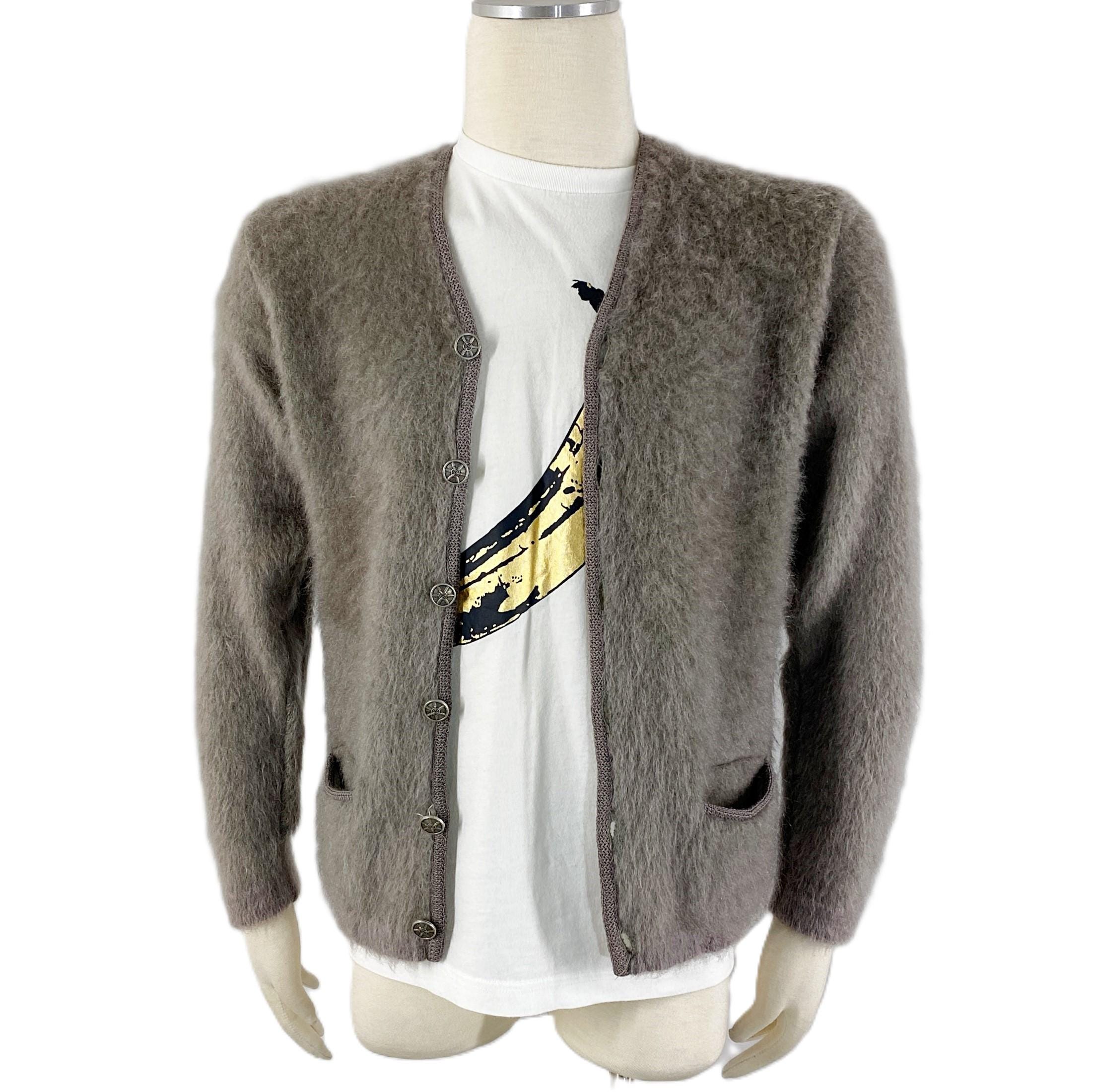Vintage 60s Mohair Cardigan Jantzen Kurt Cobain Fuzzy Shag Grunge