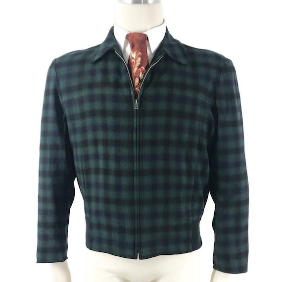 40s Pendleton wool gabadine jacket 50s