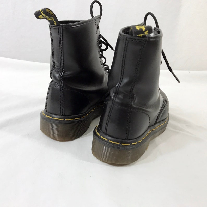 Vintage Dr Marten Boots 1990s Made in England 8 Hole Black - Etsy