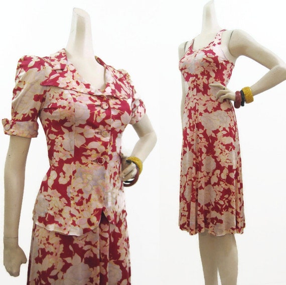 Vintage 70s does 40s Dress Suit Climax David Howar