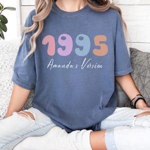 Custom In My Thirties Era Comfort color Shirt - Personalized Birthday Shirt, 30th Birthday, Custom Funny Birthday t-shirt,  Birthday Gift