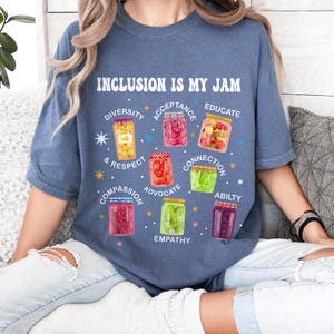Inclusion Is My Jam Shirt - Special Education Teacher Shirt, Autism Teacher Gift, Para Shirt, Para Gift Shirt