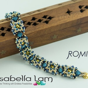 ROMI Beadwork Bracelet Pdf tutorial instructions for personal use only