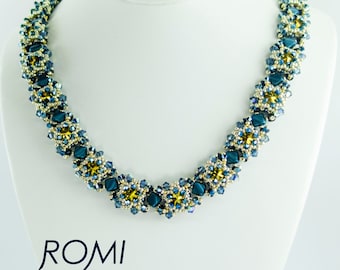 ROMI Beadwork Necklace Pdf tutorial instructions for personal use only