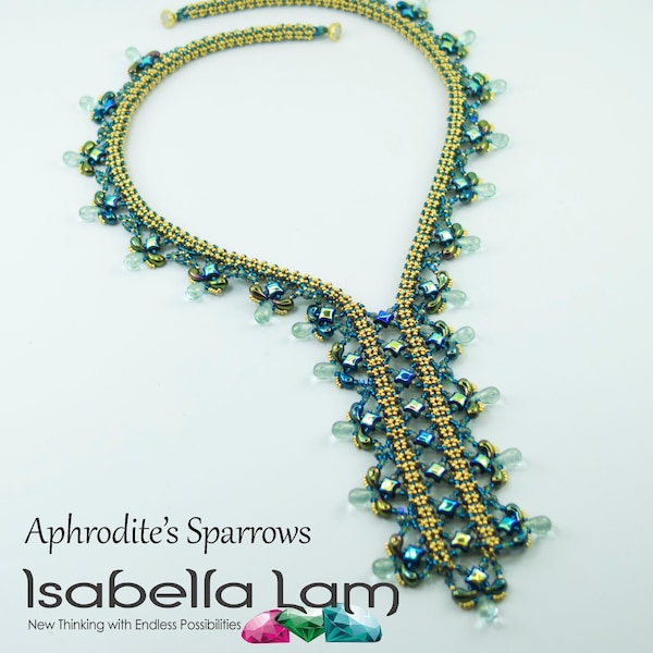 Aphrodites Sparrows Necklace Pdf tutorial instructions for personal use only