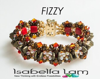FIZZY Twee gaten kralen Swarovski kralen armband handleiding instructies alleen voor persoonlijk gebruik