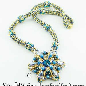 Six Wishes Austrian Crystal Set in Navette and Rivoli necklace Tutorial