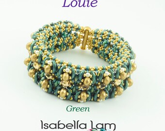 Kit et tutoriel de bracelets LOUIE croissant et cristal autrichien rose