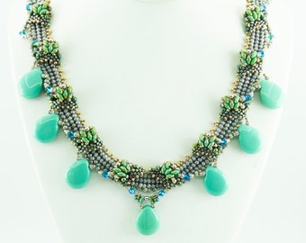 JOY SuperDuo and Austrian Crystal Bead Necklace Kit and Tutorial