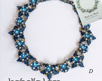 Herrin Lace Halskette Perle nach Perle Exquisit Einfaches Perlenweben Kit