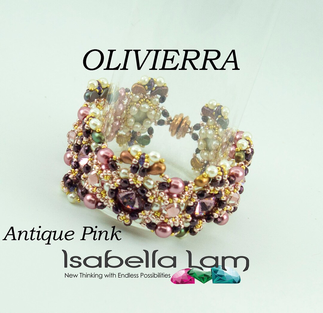 Olivierra Crystal Rose Montee and Rivoli Stone B…