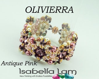 Olivierra crystal Rose Montee and Rivoli stone bracelet Kit and Tutorial