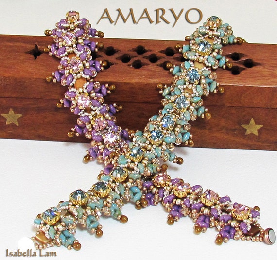 AMARYO CZECHMATES Swarovski Sew on in Set and Superduo Beadwork