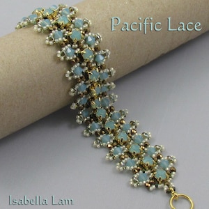 Pacific Lace Swarovski and SuperDuo Bracelet tutorial Pdf for personal use only