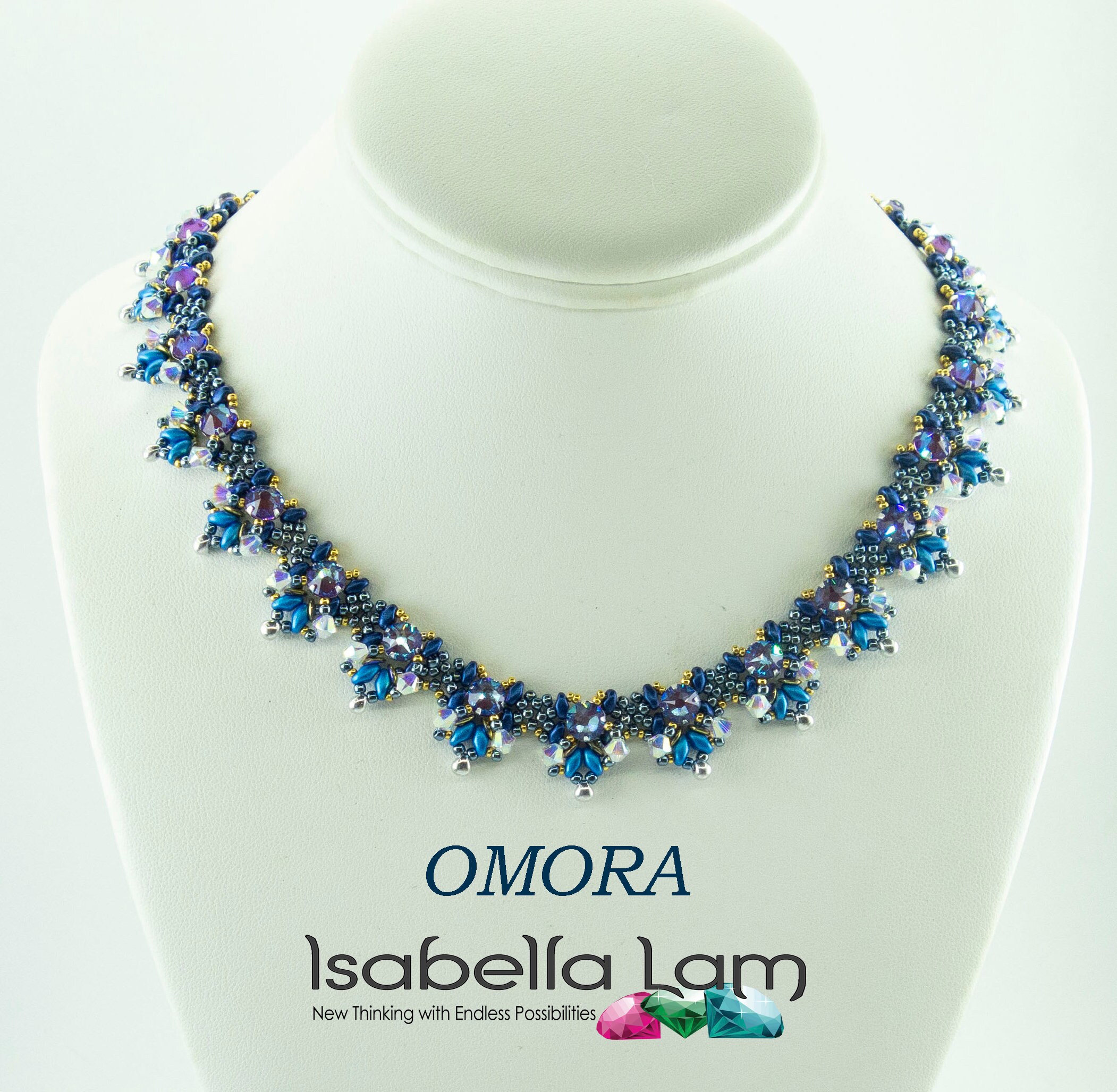 OMORA 美しいビーズ編み シンプルでゴージャスなジュエリーブック